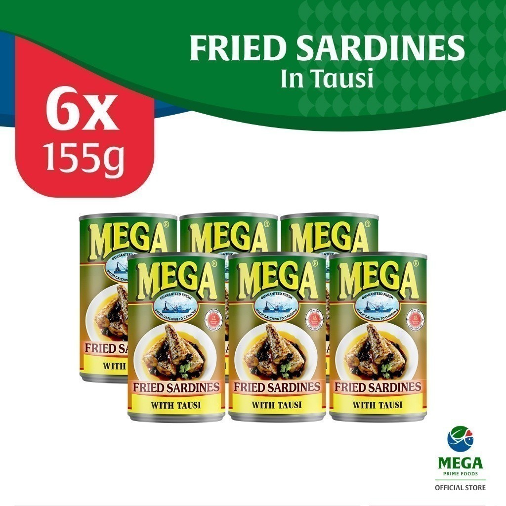 Mega Fried Sardines In Tausi~ls*155G?W%By(J#6'S | Shopee Philippines