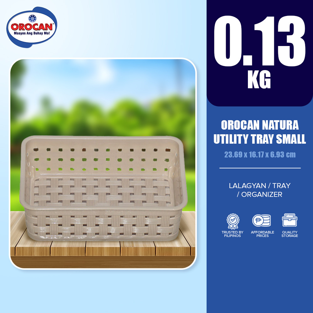 Orocan Natura Utility Tray Small | Lalagyan/Tray/Organizer | Shopee ...