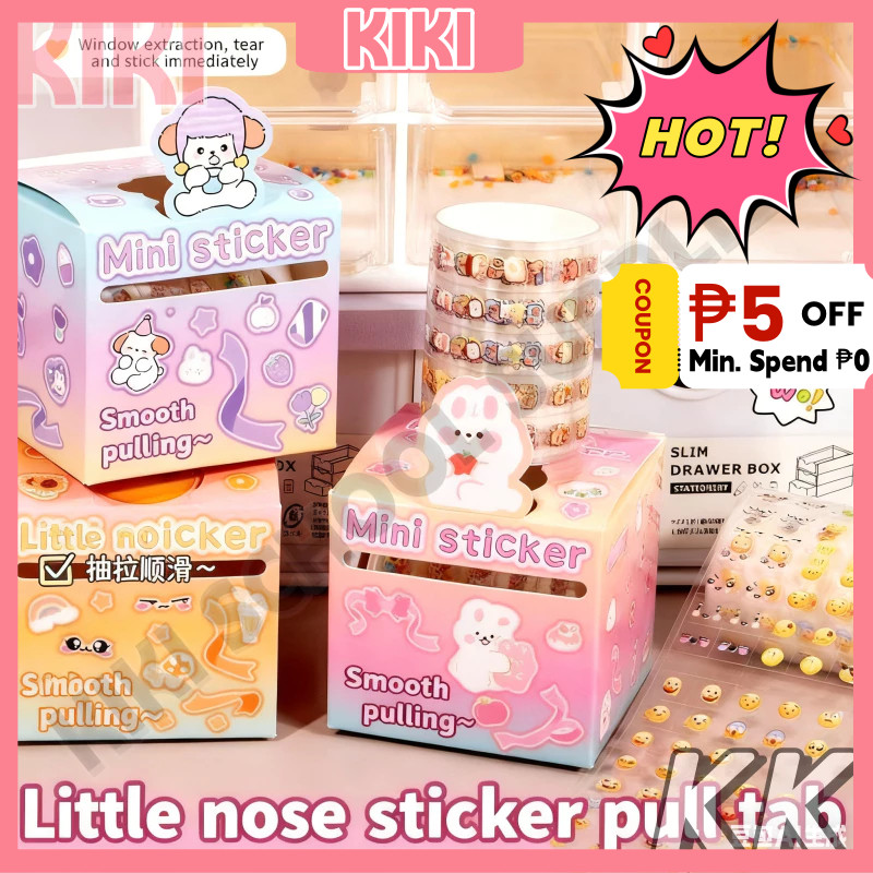 KK Cartoon Anime Stickers Cute pull-out Sticker Diy Hand Account Book ...