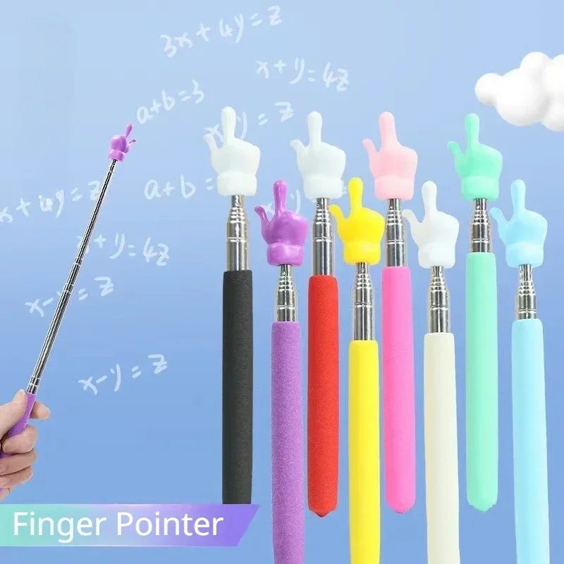 1PC Creative Color Cartoon Finger Stretchable Pointer Kindergarten ...
