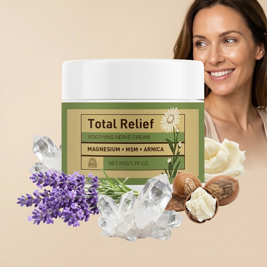Total Relief Soothing Cream | Magnesium MSM Arnica | Muscle & Joint ...