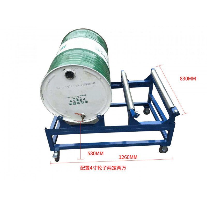 Oil Drum Iron Rack, Anti-Leakage Diesel Oil Tray, Heavy Duty Storage ...