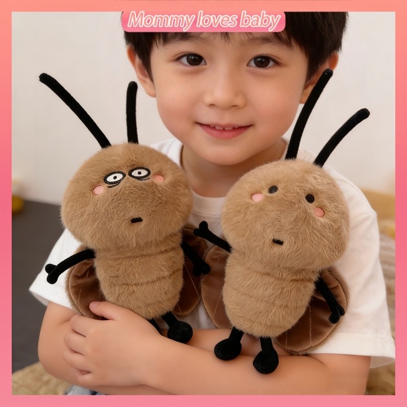 Cartoon Cockroach Plush Toy Creative Mischievous Funny Doll Cute Bag ...