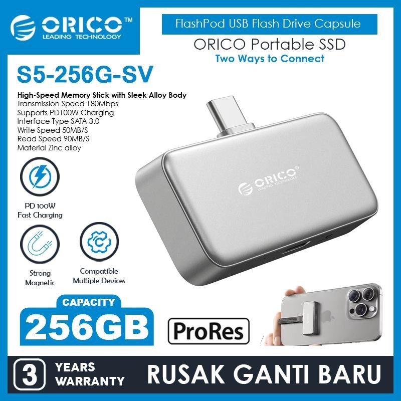 ORICO FlashPod Magnetic Portable SSD PSSD Portable External Hard Drive ...