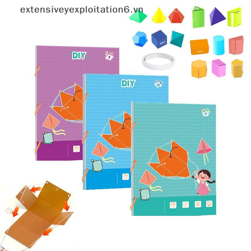 exten Pull String 3D Geometry Learning Book,3D Geometry Learning Book ...