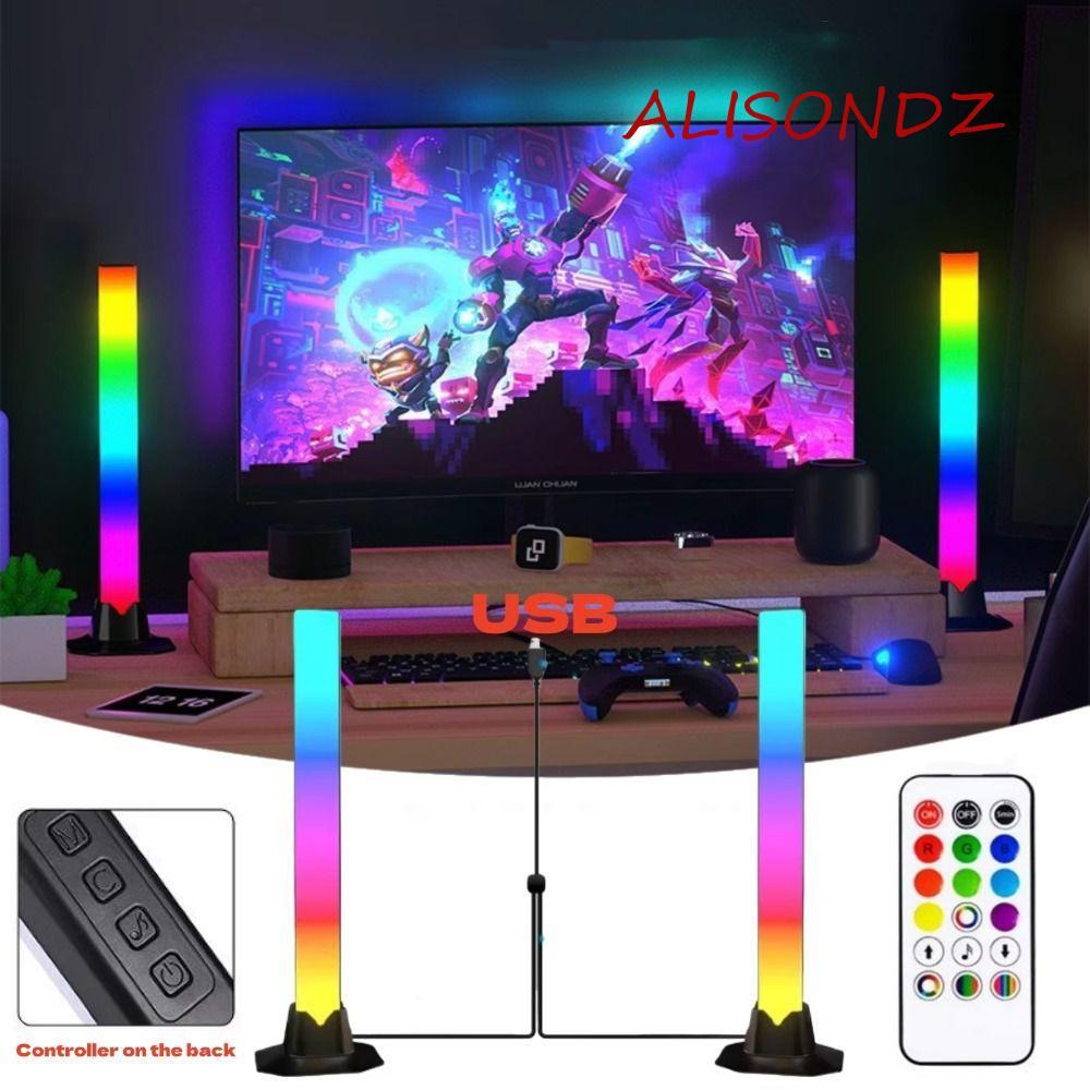ALISONDZ RGB LED Light Bar, RGB Pickup Smart Music Rhythm Lights ...