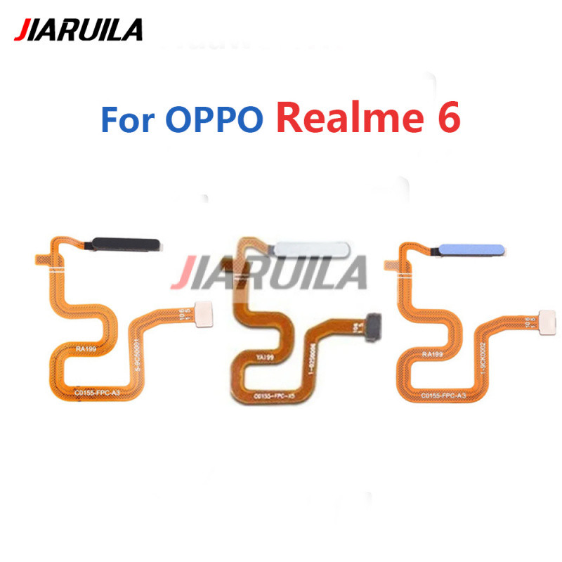 Fingerprint Sensor Home Button Power Button Flex For OPPO Realme 6 ...