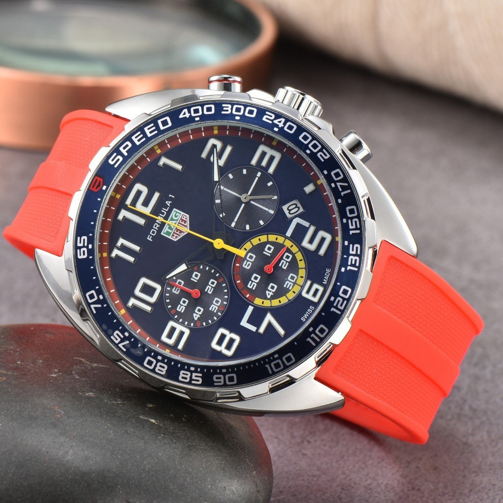 TAG TAG Howard Quartz Movement Date Display F1 Series Rui Watch Trendy ...