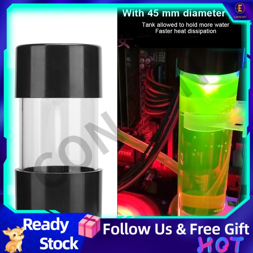 [Ready Stock] Transparent Cylindrical Computer Water Cooling Tank 100MM ...
