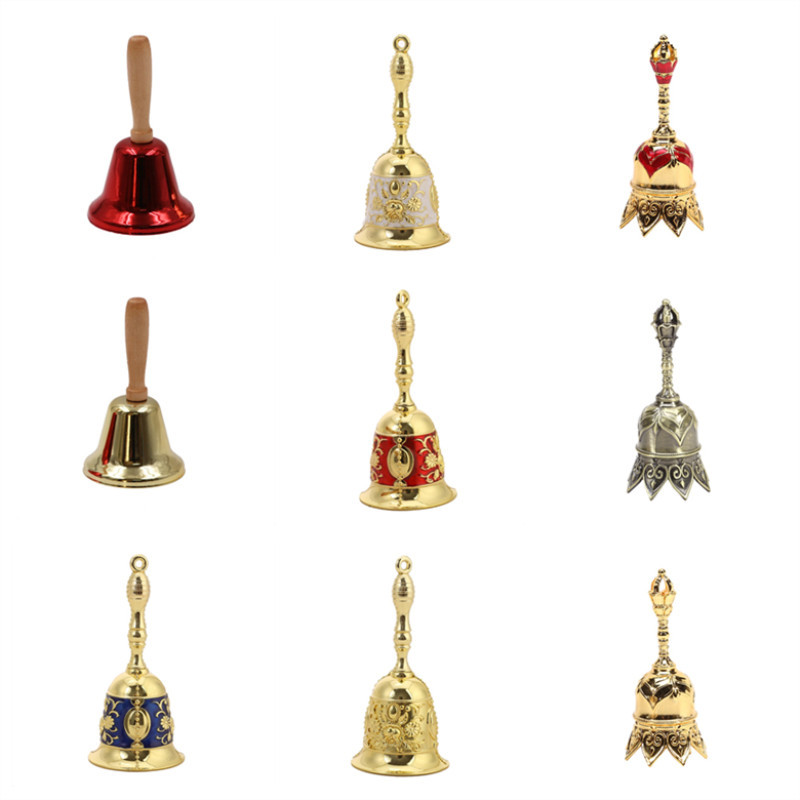 Super Loud Hand Bell -Metal Wooden Handle Hand-held Bell Call Bell For ...