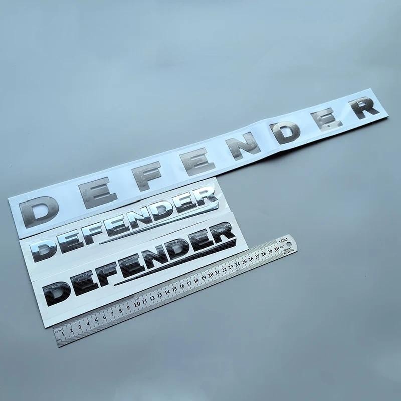 ABS Letters Emblem for Old DEFENDER Offroad Front Hood Lower Trunk ...
