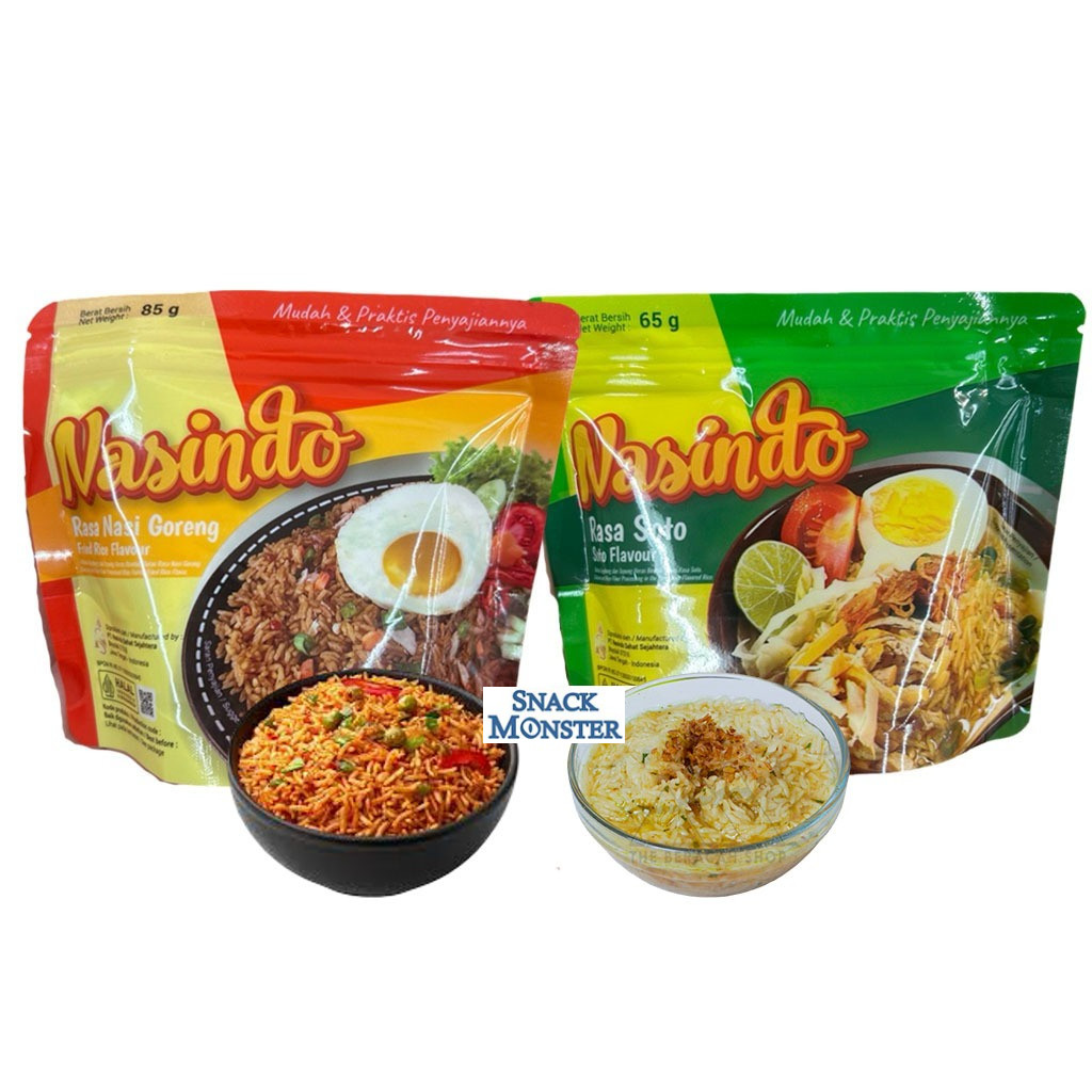 Nasindo Instant Rice Fried Rice and Soto Ready to Serve | Shopee ...
