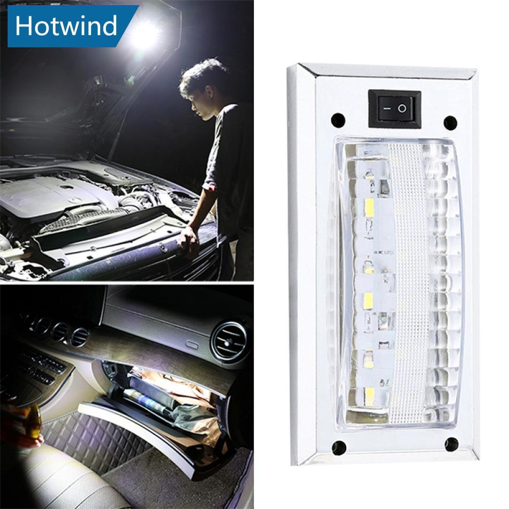 HW 1PC Universal 12 - 24V LED Car Reading Light Interior Roof Lamp Car ...