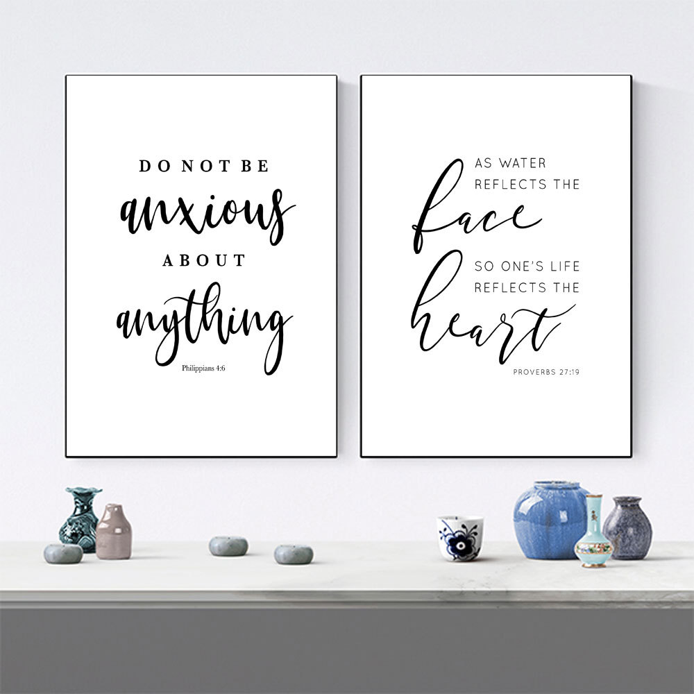 Bible Verse Poster and Prints Love Is Patient Love Letter Wall art ...