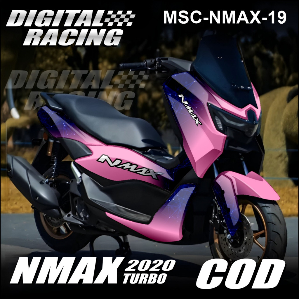 (DIGITAL RACING) Yamaha NMAX TURBO Decal Sticker - NEW 2020 Full Body ...