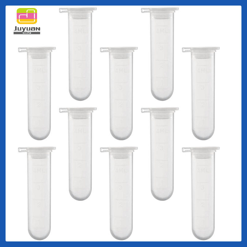 Test Tubes Ant Graduated Lab Snap Laboratory Storage with Caps Science ...
