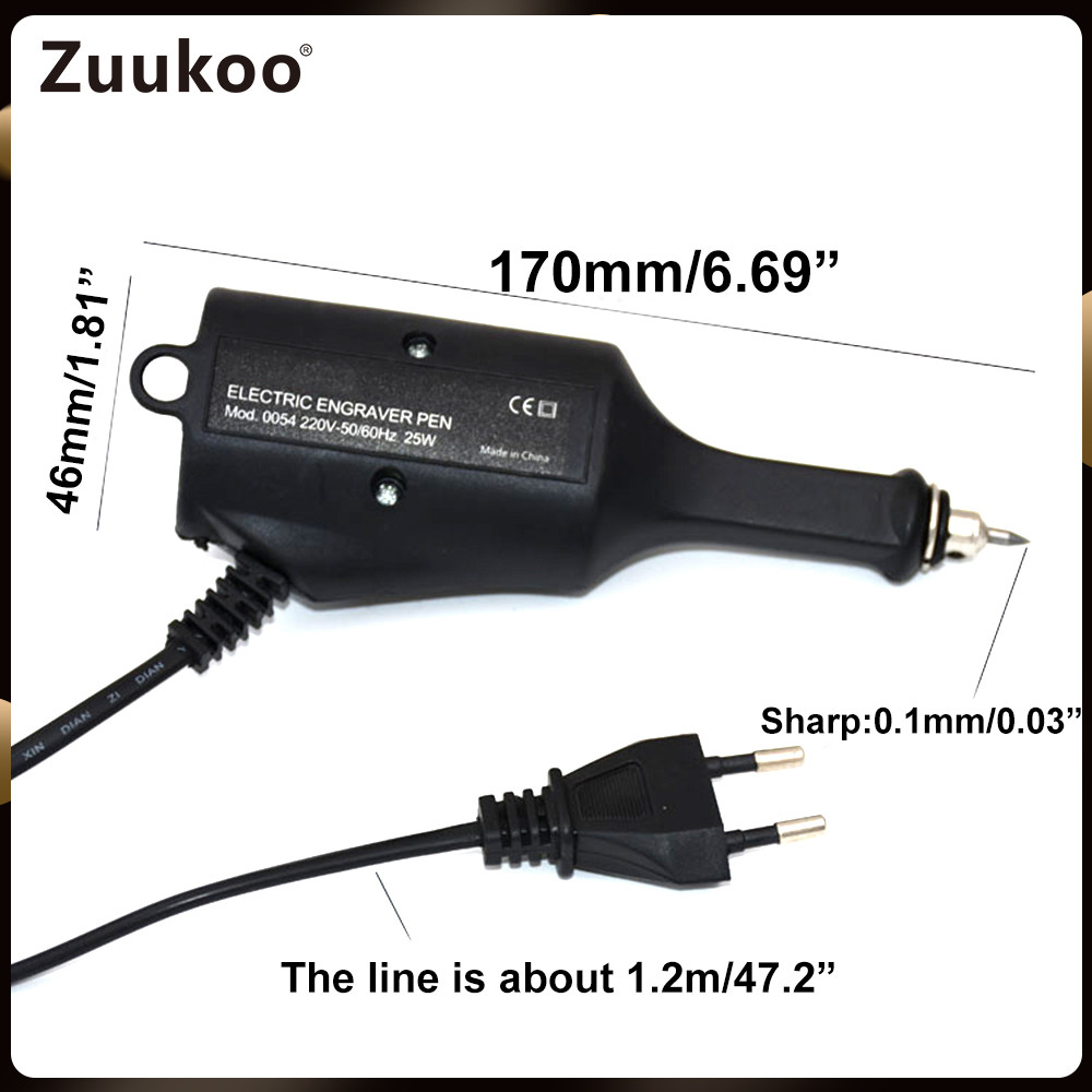 Lettering pen 220V 35W Electric Engraving Pen 5-speed Adjustable ...