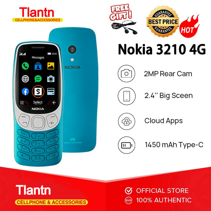 Original 3210 4G Feature Phone 2.4