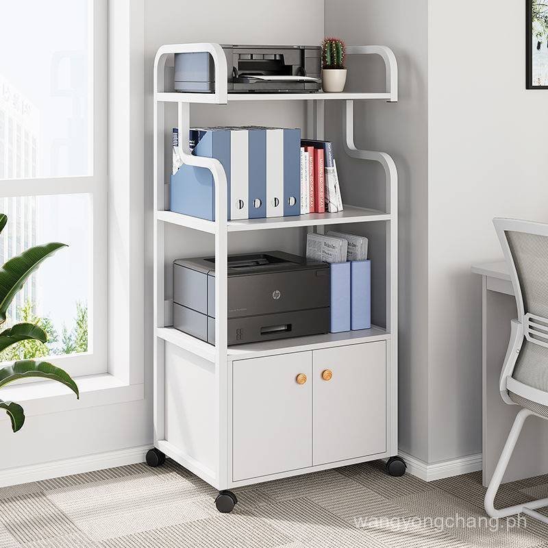 Bracket Storage Rack Desk Side Shelf Office Computer Printer Placement ...