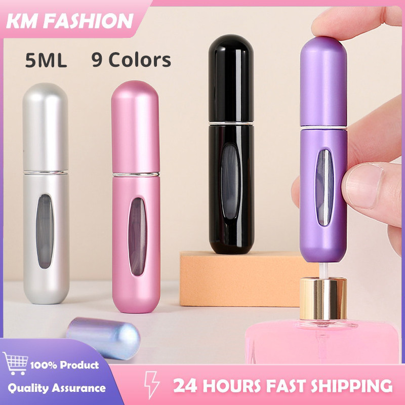 KM 5ML Mini Perfume Bottle Portable Travel Atomizer Spray Bottle ...