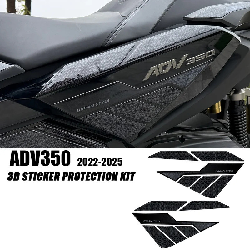 Motorcycle 3D Resin Stickers for ADV 350 2025 Rear Side Panel ...