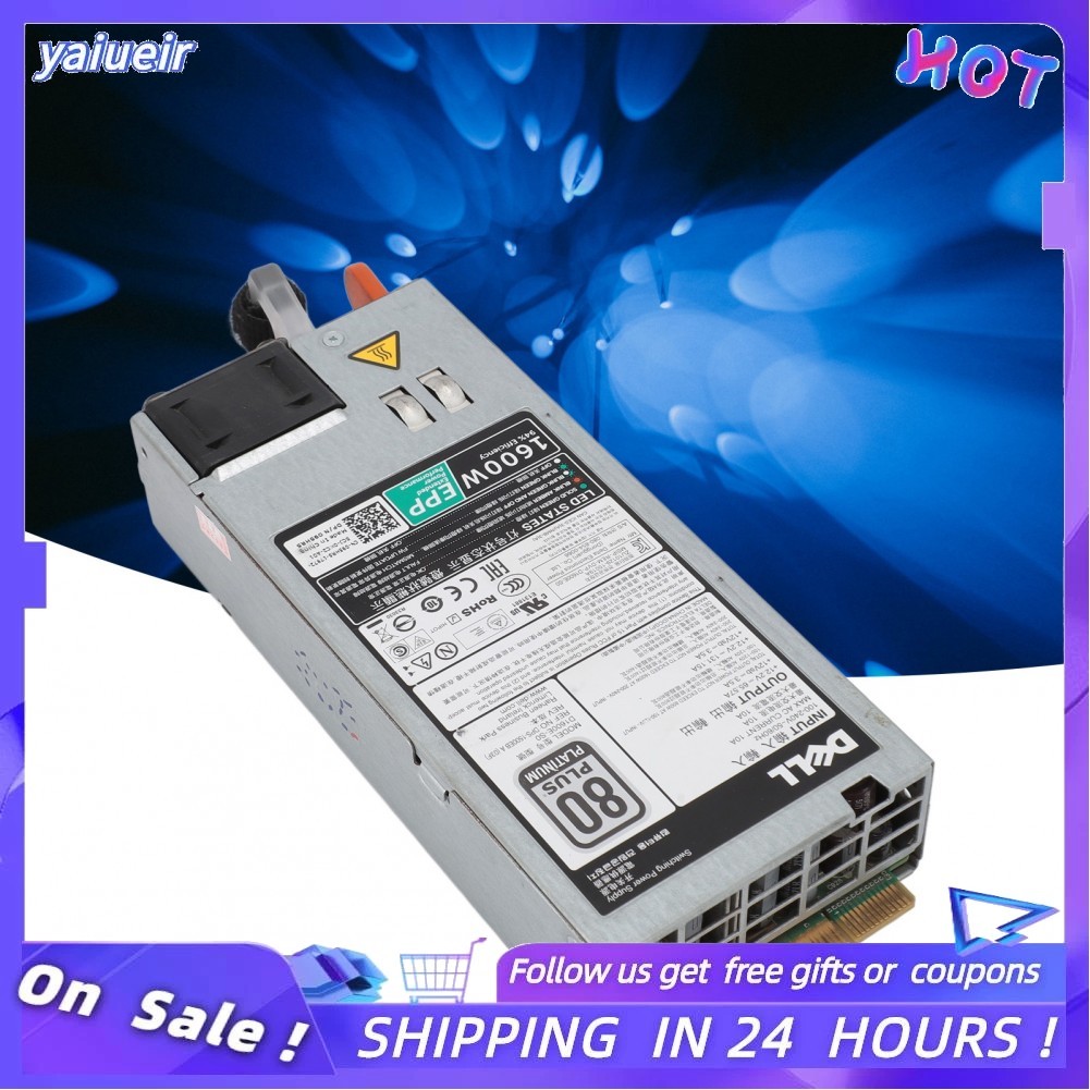 yaiueir for Server Power Supply 1600W EPP Plug and Play with Cooling ...
