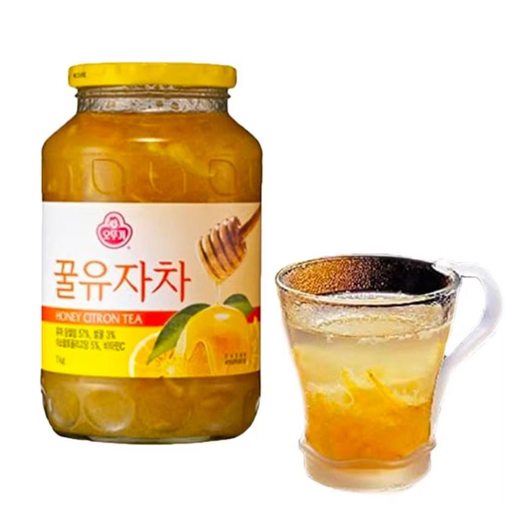 Ottogi HONEY Citronella Tea 1kg - Premium Halal Korean Citrus Honey Tea ...