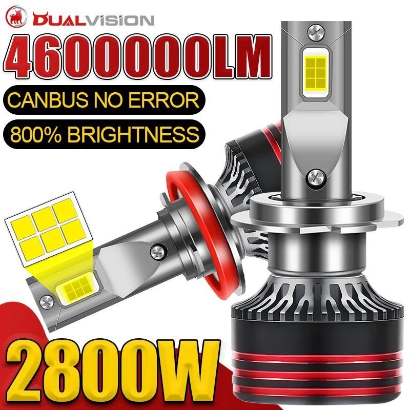 M8 Pro 2800W 460000LM H7 H4 H11 LED Headlights Bulb H1 H3 H4 H8 H9 HB3 ...
