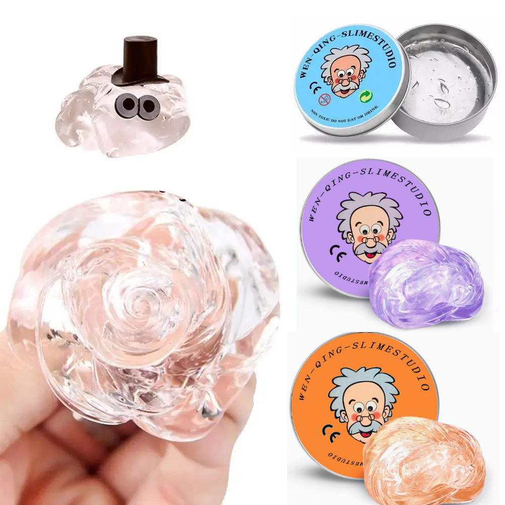 1 Pack Lab Putty Crystal Clear Glass Best Thinking Smart Crazy Stress ...