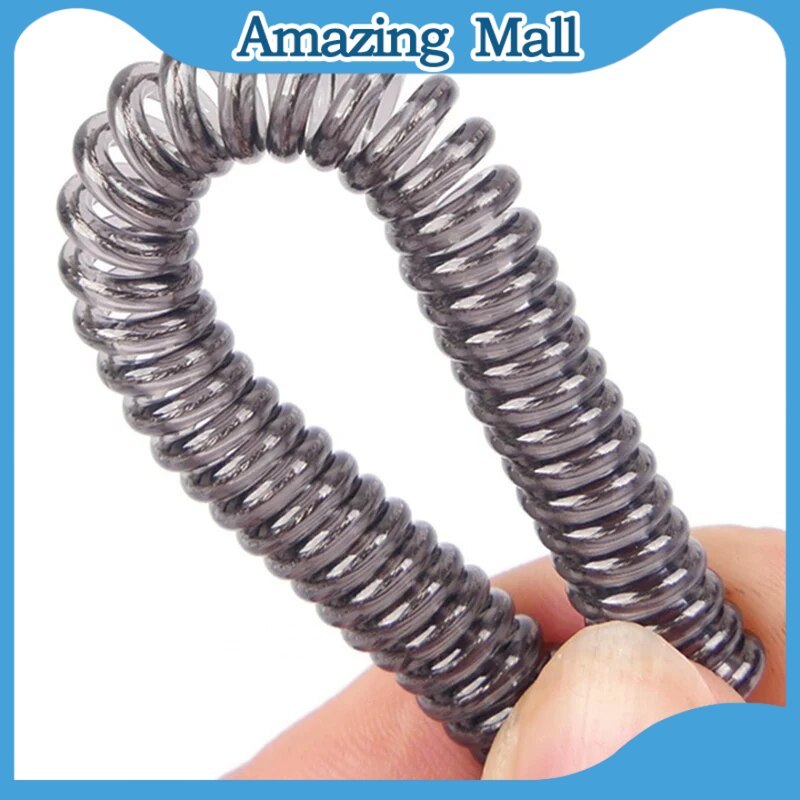 Elastic Spring Rope Keychain Elastic Rope Wire Spring Rope Climbing ...