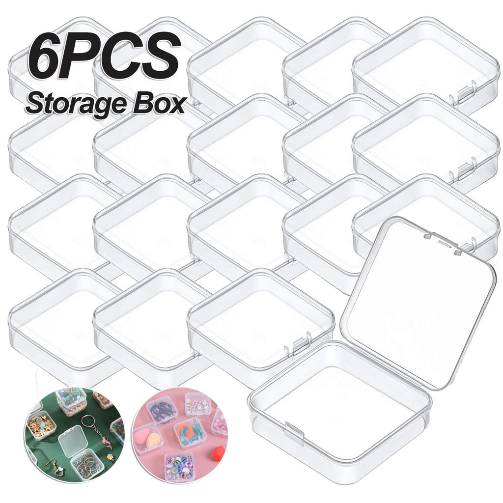 Square Conjoined Clamshell Storage Case / Durable Jewelry Packaging Box ...