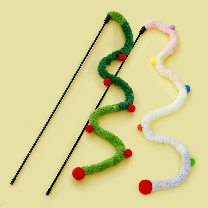 New INS Wind Teasing Cat Stick Extended Velvet Strip Silent Fairy Stick ...