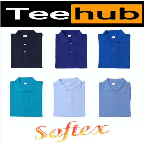 SOFTEX POLO SHIRT HONEYCOMB FOR MEN AND WOMEN ALL KINDS OF BLUE COD ...