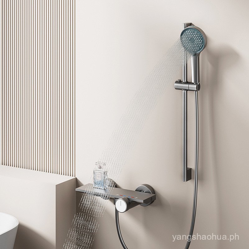 Shelf Shower Set Full Set Simple Hose No Ceiling Dedicated Shower Head ...