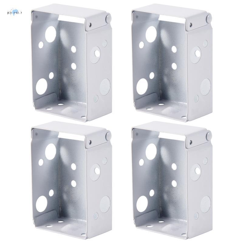 4 Pieces Blind Brackets 2 Inch Low Profile Box Mounting Bracket for ...
