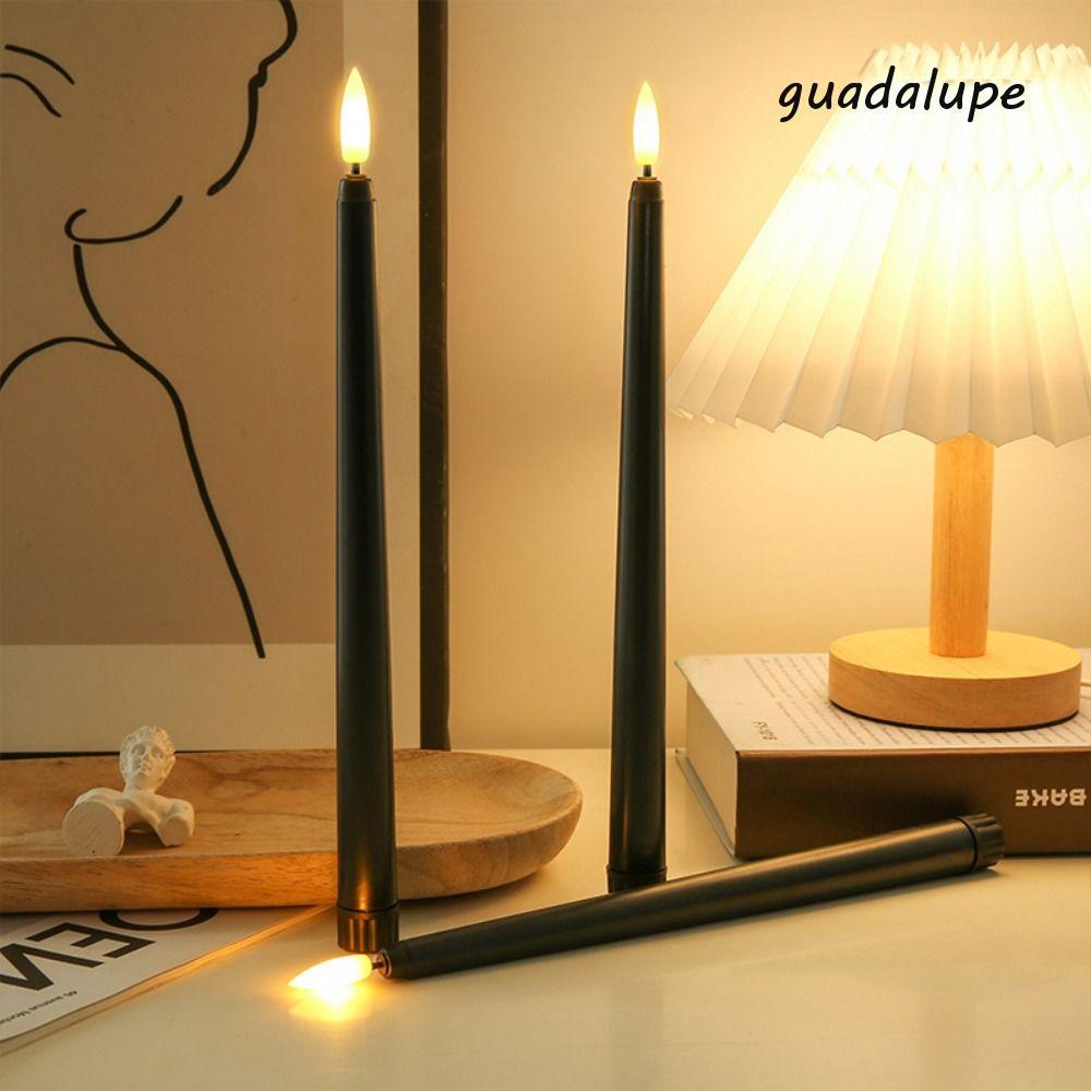 GUADALUPE1 Led Candles, Simulation with Flickering Flame Flameless ...