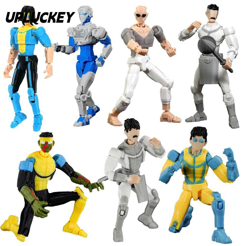 UPLUCKEY Printed Action Figures, Invincible Superheroes Mark Grayson ...