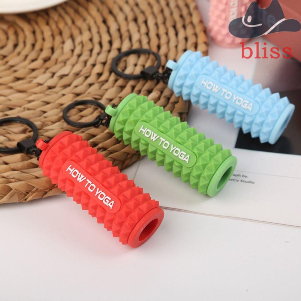 BLISS Mini Foam Roller Keyring, Finger Massage Silicone Foam Roller ...