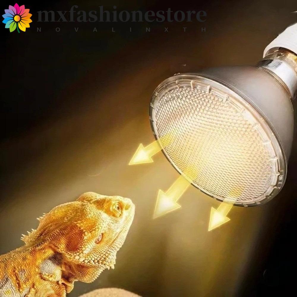 MXFASHIONE Led Reptile Lamp, Full Spectrum Dimmable Pet Heating Bulb ...