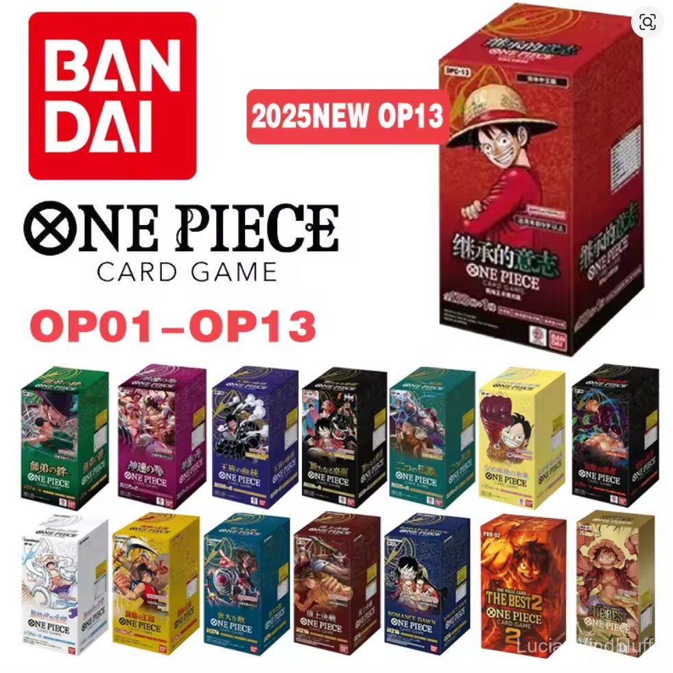 Bandai Genuine Booster Box One Piece OP01 OP05 OP09 OP11 OP12 OP13 Tcg ...