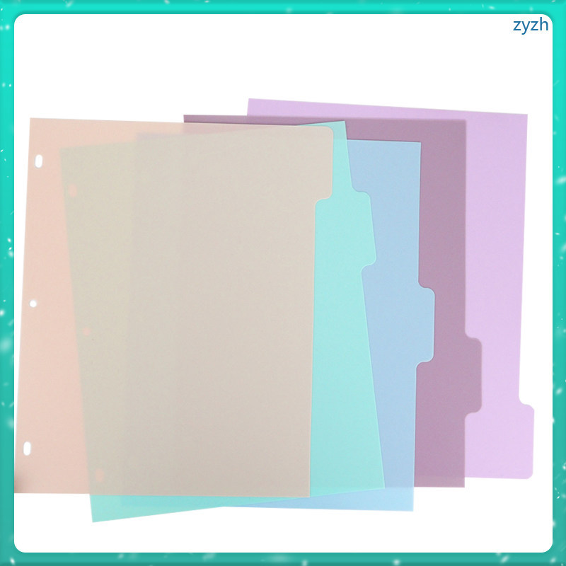 1 Set of A4 Size Binder Dividers with Tabs Journal Inserts Multi-Page ...