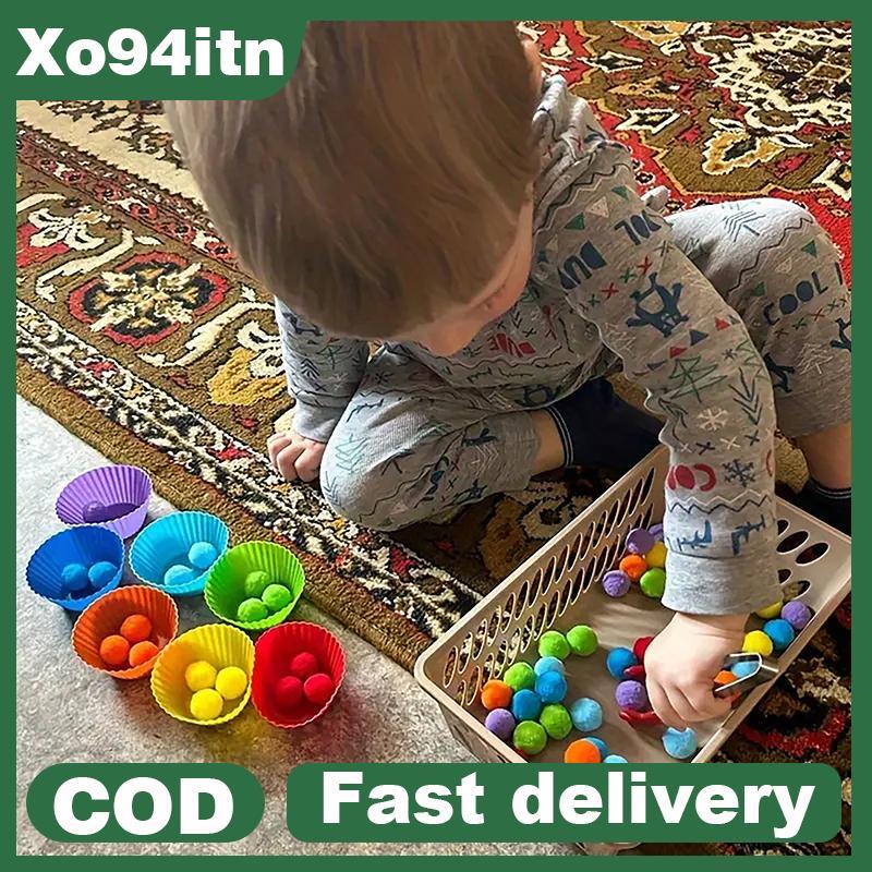 Xo94itn 78PCS Preschool Learning Activities Math Toys Children's ...