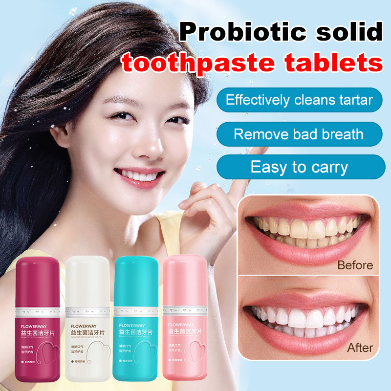 Fruit Series Fresh Breath Dental Cleaning Tablets / Natural Formula ...