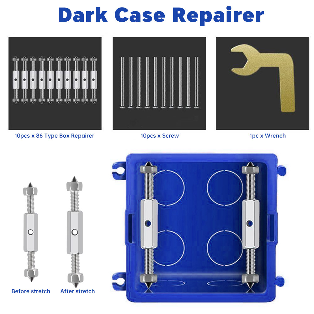 Adjustable Bottom Socket Repair Kit with Support Rod and Switch Fixer ...