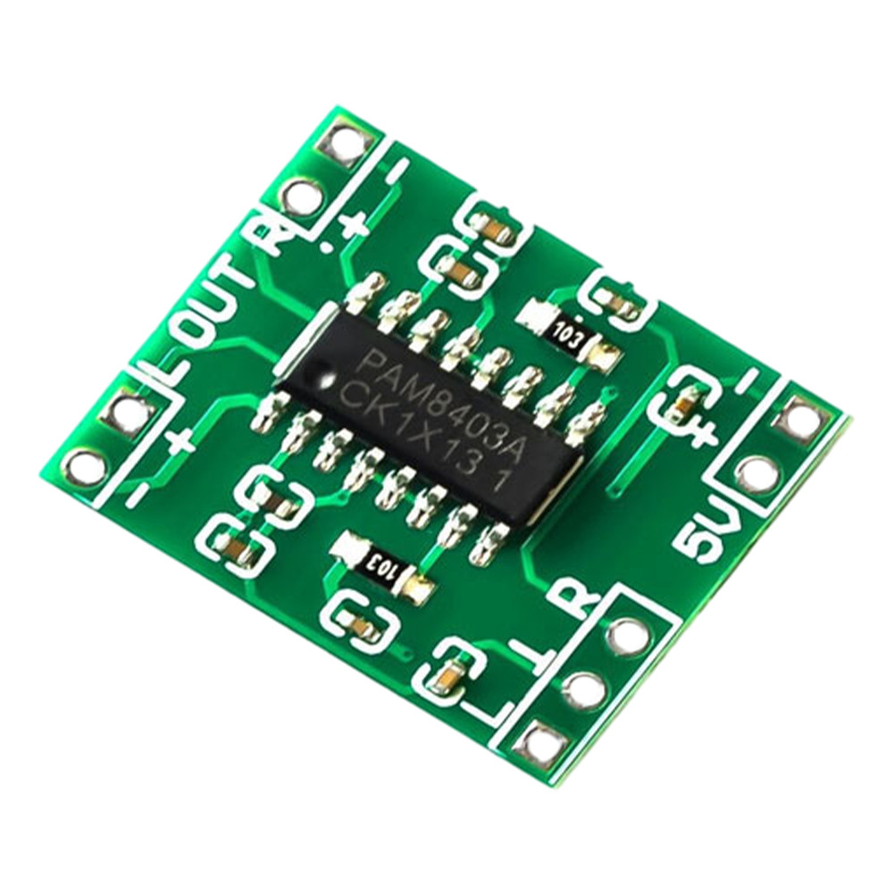 PAM8403 Mini Power Amplifier Board Module Class D 2 Channels for Volume ...