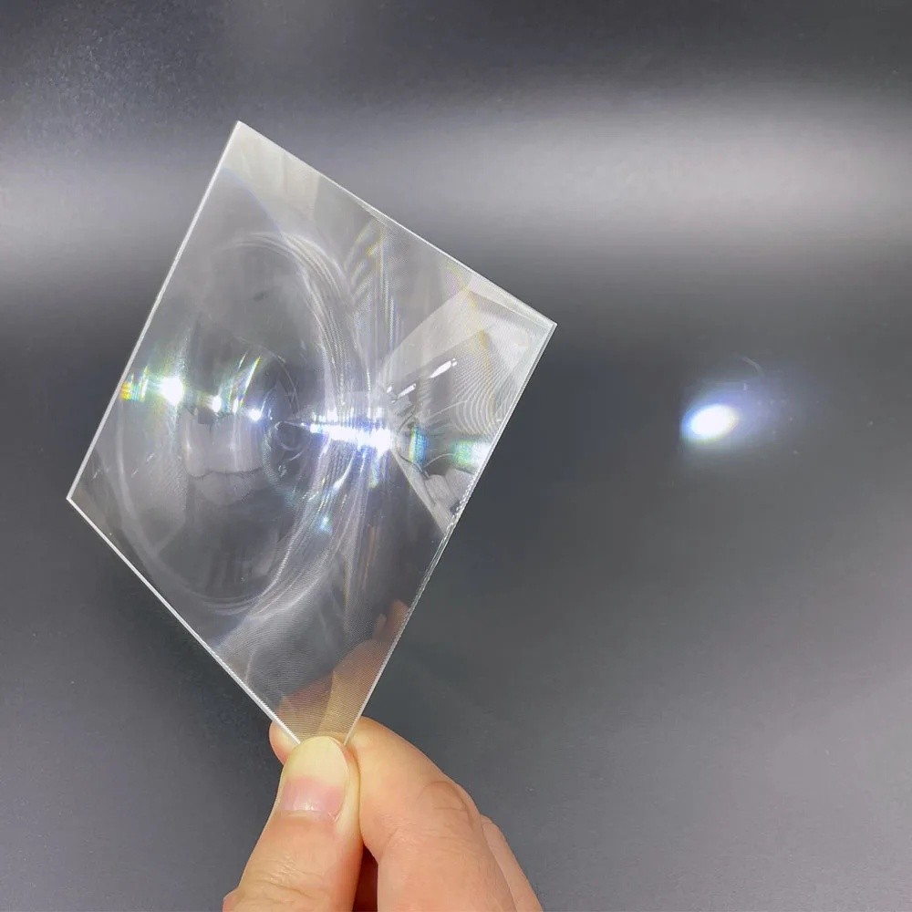 Square Fresnel Lens 30x30 40x40 50x50 100x100 MM PMMA Threaded DIY ...