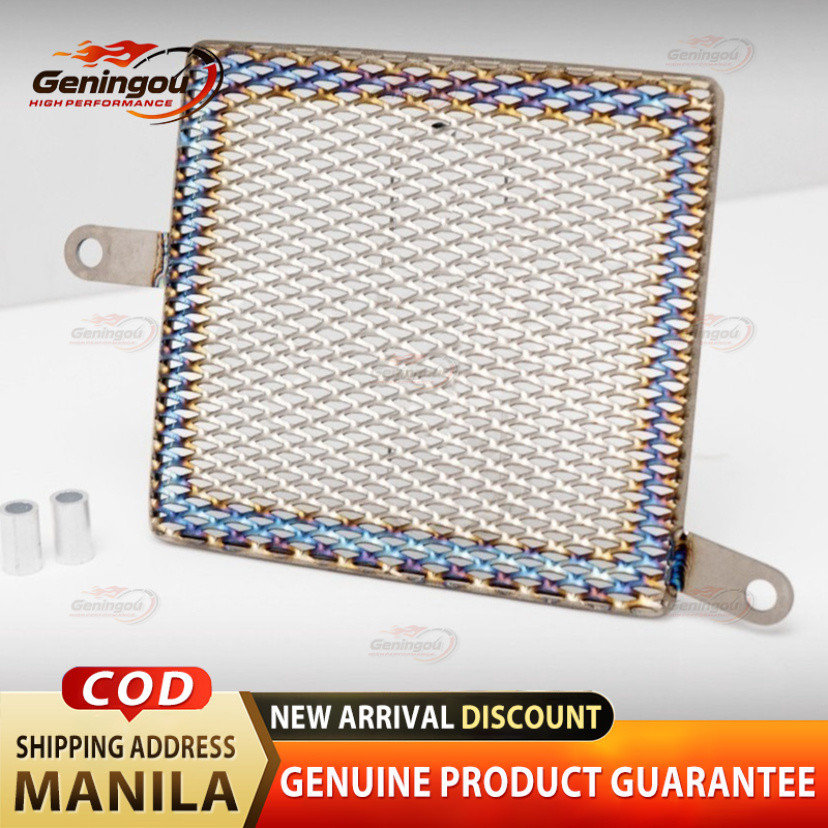 TITANIUM RADIATOR COVER – MESH PREMIUM SERIES for Click125/150 NMAX V1 ...