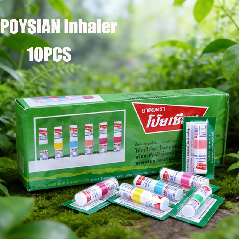 10pcs Thailand Poysian 2 In 1 Inhaler Menthol Inhaler Inhaler And ...