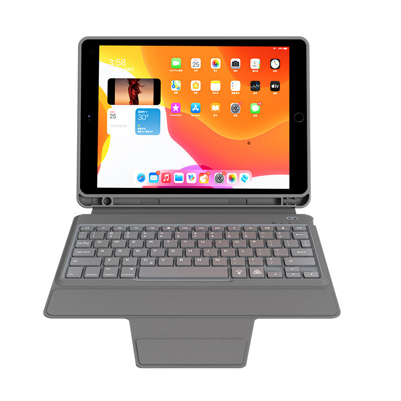 10.2/10.5inch neutral tablet Ipad Bluetooth Leather Case Keyboard Ultra ...