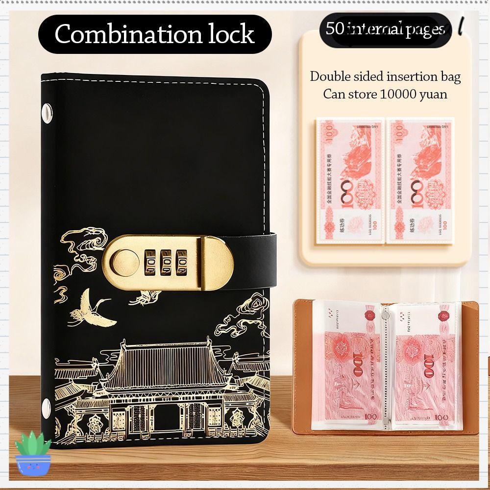 YNATURAL 100 Envelopes Money Saving Challenge, With Password Lock Save ...